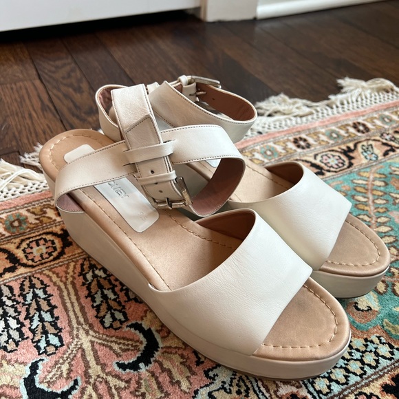 Rachel Comey Juno Wedge Sandal, Size 9.5, Cream/Bone - Picture 7 of 15